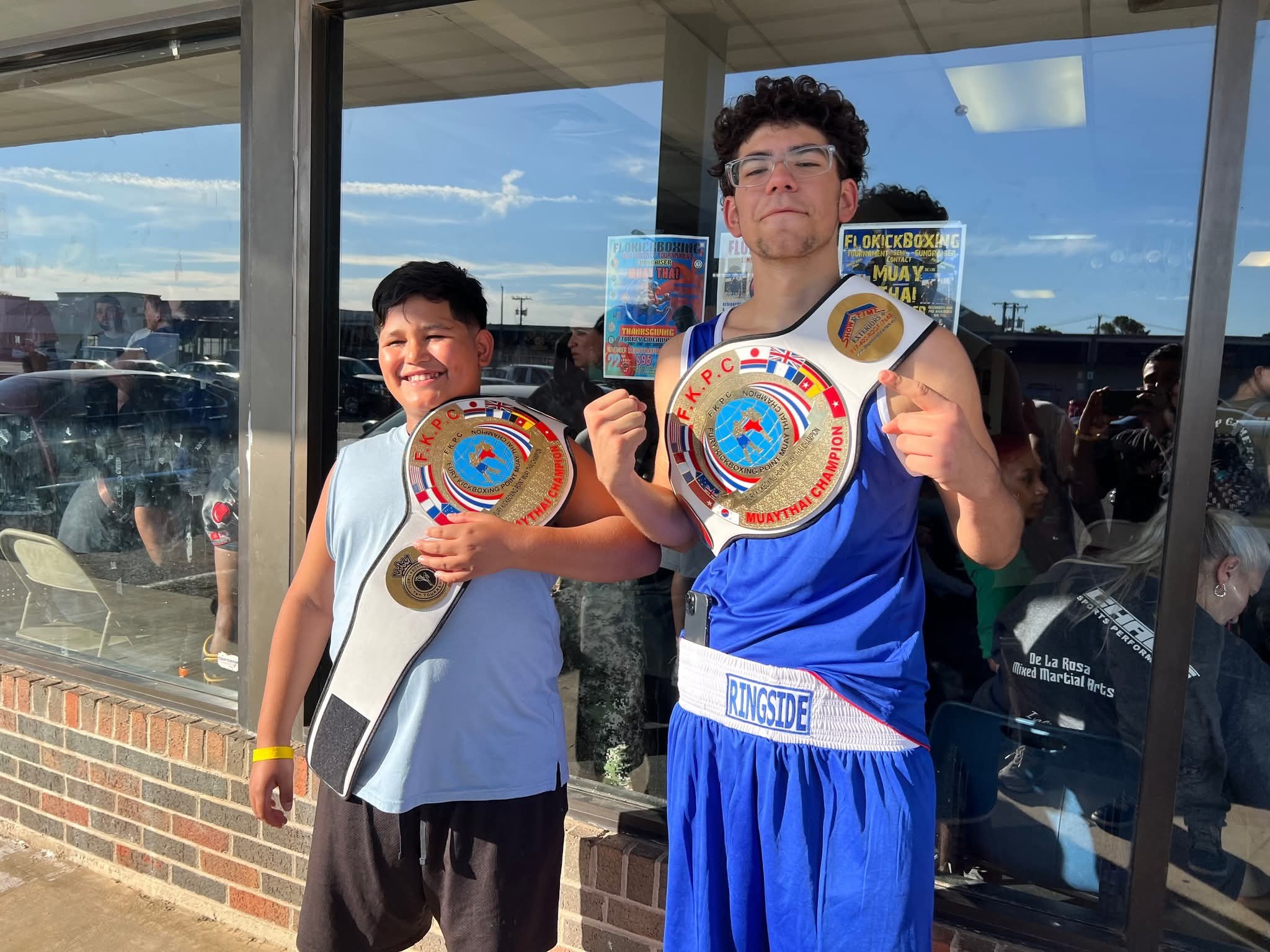 Kids belt promotion photo